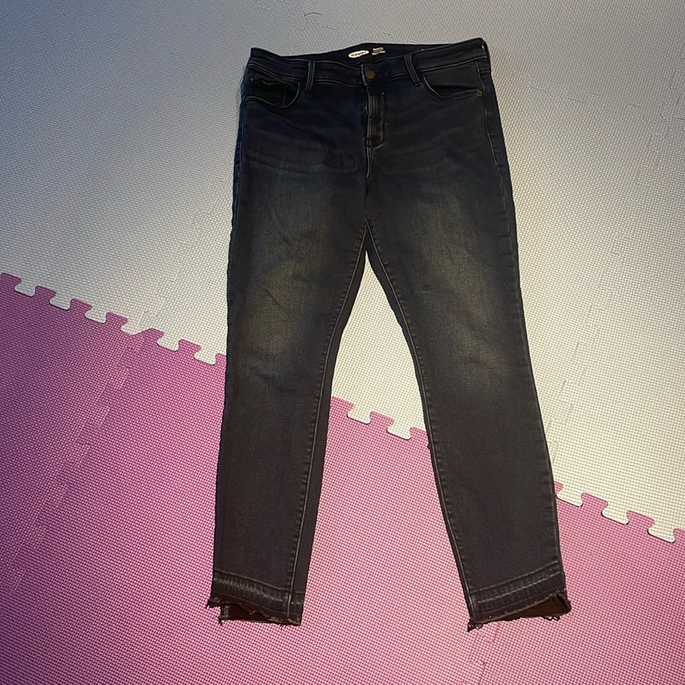 Old Navy High-Rise Built-in Warm Rockstar Super Skinny Jeans Size 12